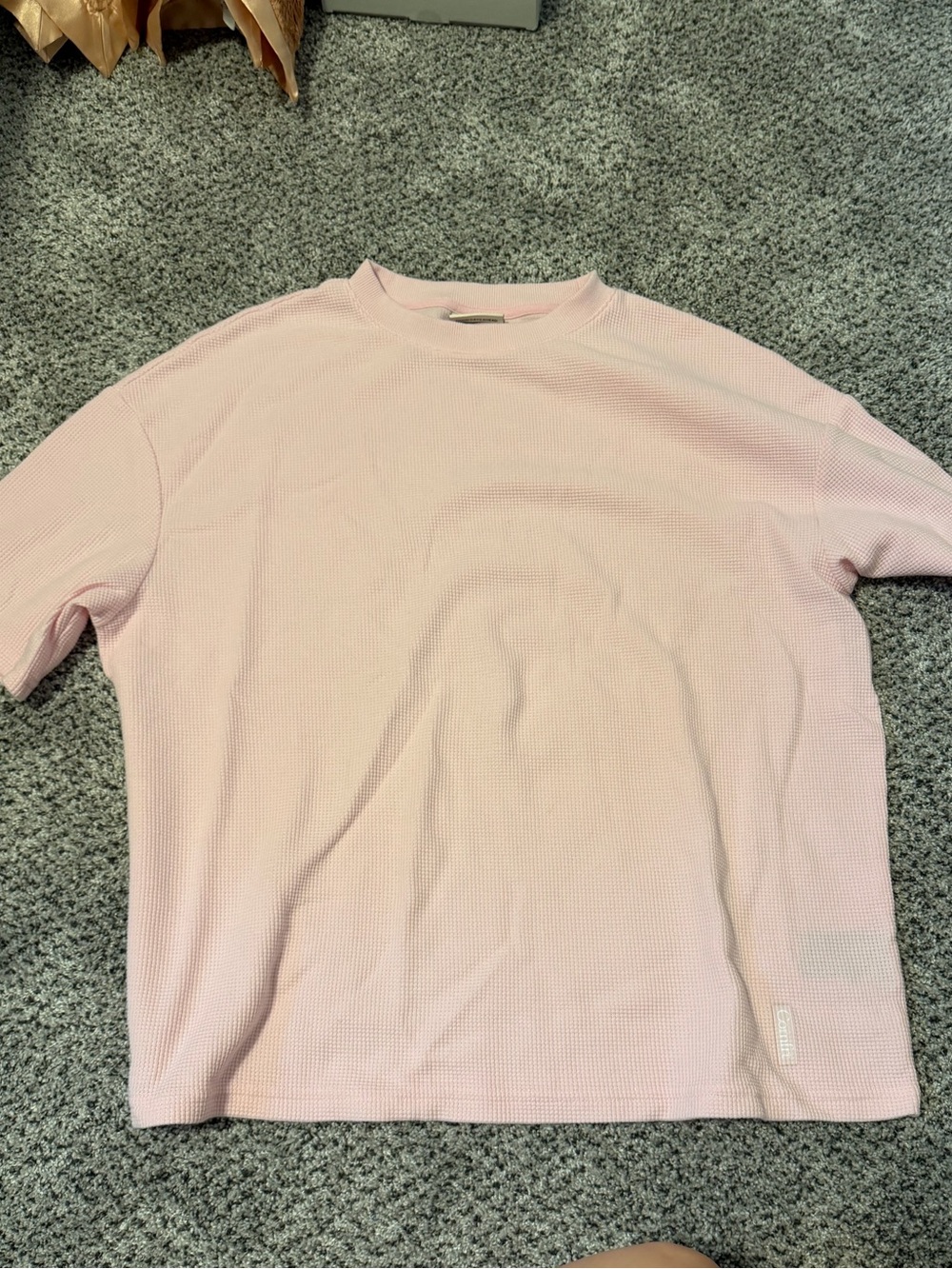 Pink Short-Sleeve Knit Shirt